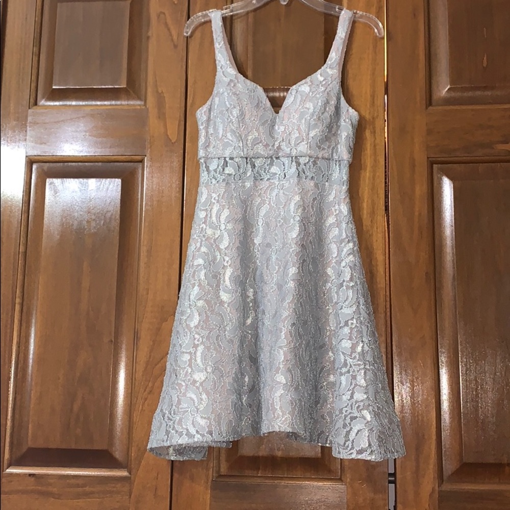 Sparkly Gray formal dress